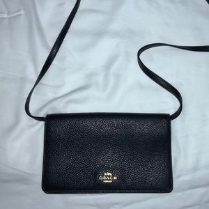 Coach Hayden Foldover Leather Crossbody Clutch